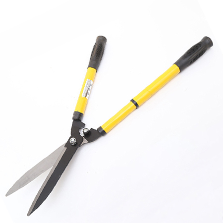 yellow Retractable hedge-shears 